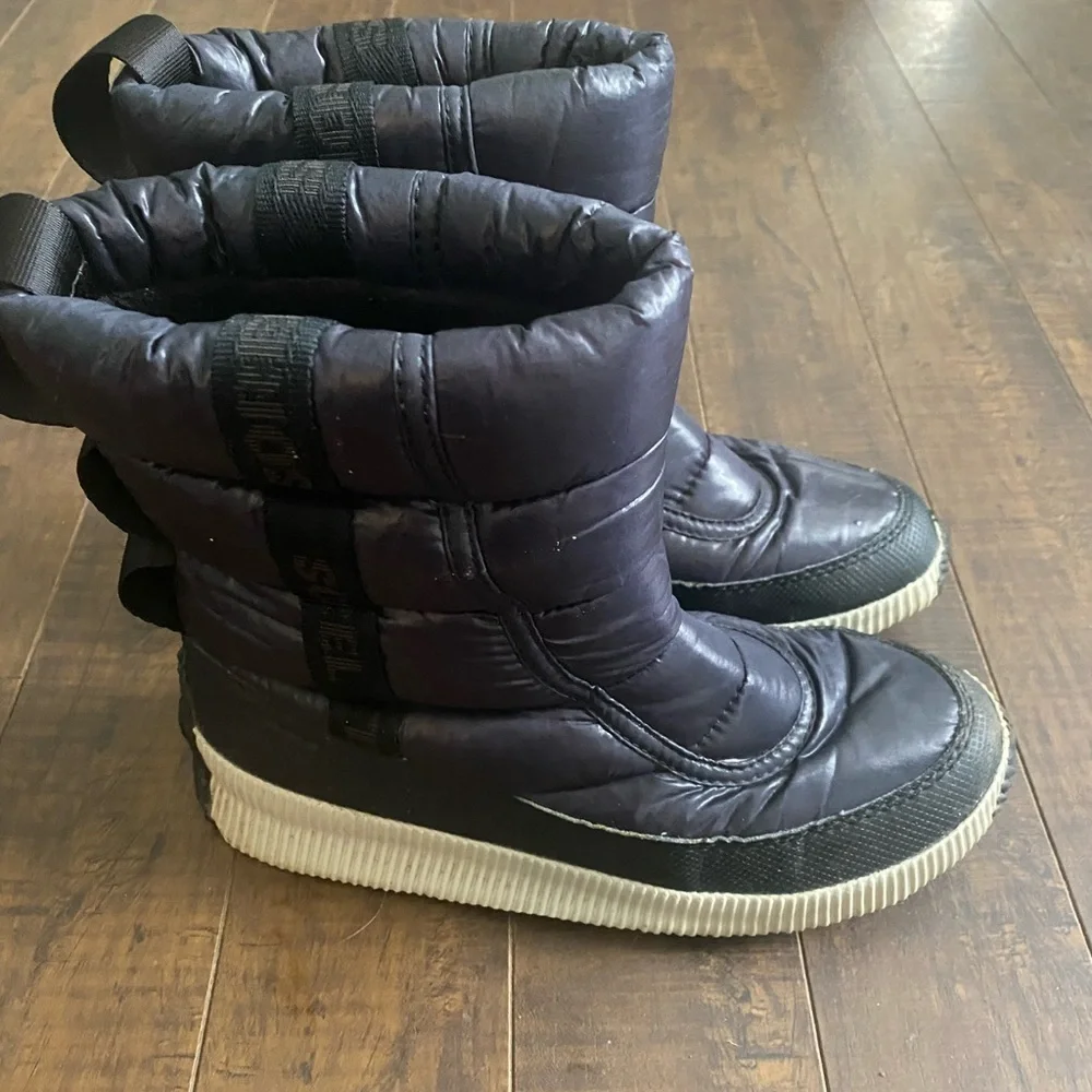 Sorel Out and About Puffy navy waterproof boots - Picture 10 of 10